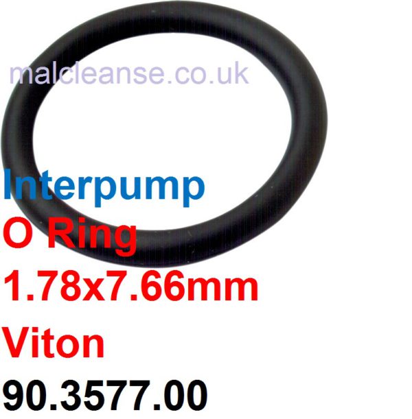 1 x Interpump O Ring 1.78x7.66mm Viton - 90.3577.00