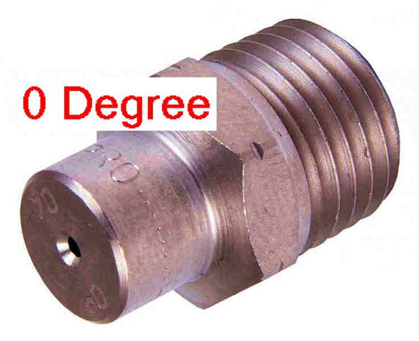 0 Deg Size 09 1/4" Male Threaded Nozzle N14009
