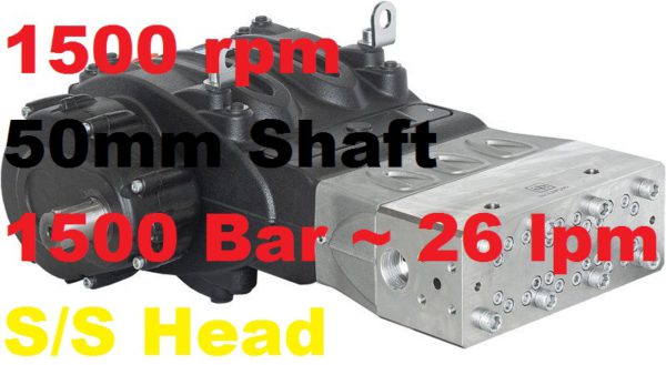 1500 Bar 26 lpm Pratissoli Pump SM14-GB15