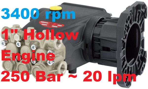 250 Bar 20 lpm Interpump Pump EVO3 E3E2520C