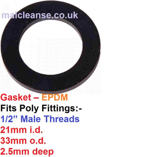 33 x 21 x 2.5 EPDM Gasket G00002008