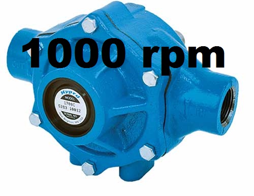 13.8 Bar 170 lpm 1000 rpm Hypro Ni-resist Pump - 1700N