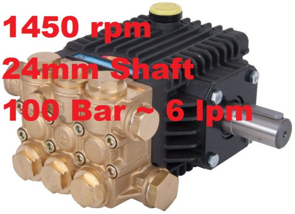 Interpump 100 Bar 6 lpm Pressure Washer Pump FE6006