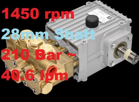 Speck 210 Bar 40.6 lpm Pressure Washer Pump NP25/41-210